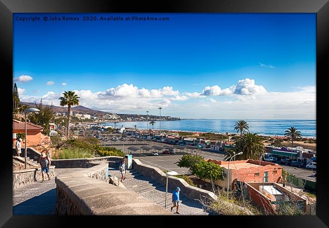 Playa del Ingles Framed Print by Juha Remes