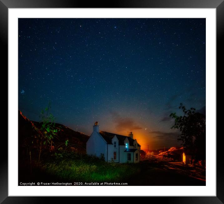 Night at the Croft Framed Mounted Print by Fraser Hetherington