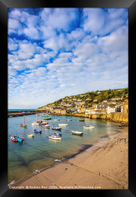 Harbour View (Mousehole) Framed Print by Andrew Ray