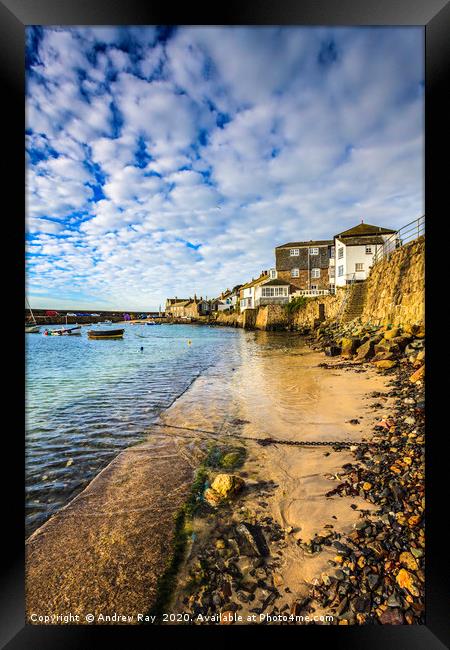 Mousehouse Foreshore Framed Print by Andrew Ray