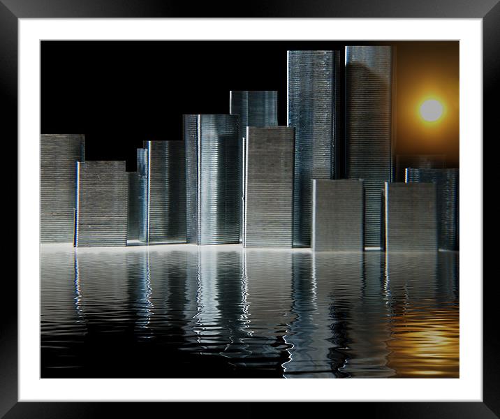 Staple City Framed Mounted Print by Lee Morley