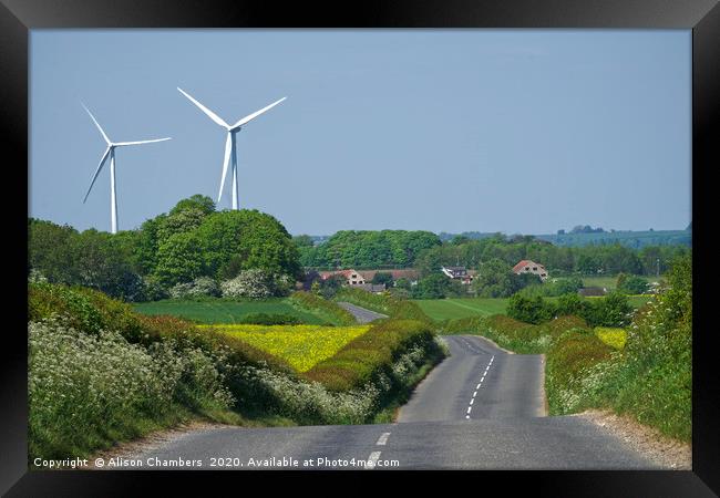 Marr Doncaster Framed Print by Alison Chambers