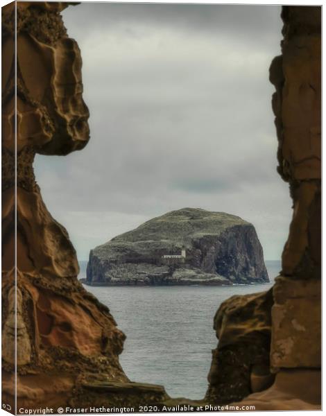 Bass Rock Canvas Print by Fraser Hetherington