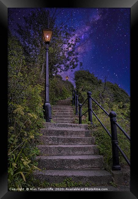 Stairway to heaven Framed Print by Alan Tunnicliffe
