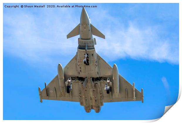 "  Typhoon Approach " Print by Shaun Westell
