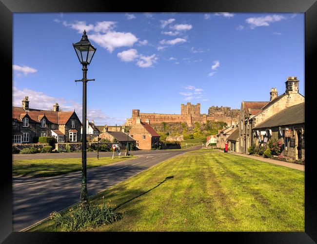 Quiet and peaceful Bamburgh village Framed Print by Naylor's Photography