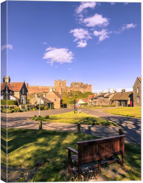 Portrait of Bamburgh Canvas Print by Naylor's Photography