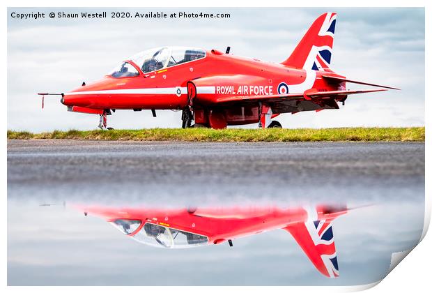 " Reflections - The Red Arrows " Print by Shaun Westell