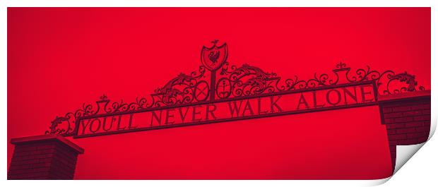 Shankly Gates duotone Print by Jason Wells