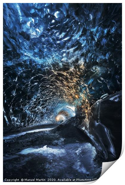 Ice Cave Addicted Print by Manuel Martin