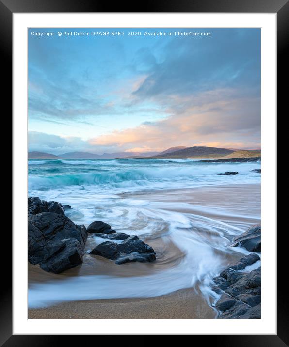 Isle of Harris - The Small Beach Framed Mounted Print by Phil Durkin DPAGB BPE4