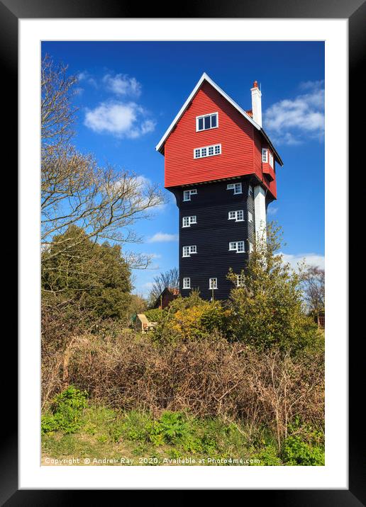 House in the clouds by Andrew Ray.tif Framed Mounted Print by Andrew Ray