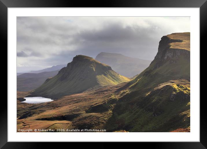 Trotternish View Framed Mounted Print by Andrew Ray