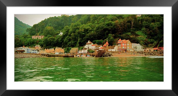 Sailing in to Lynmouth  Framed Mounted Print by graham young