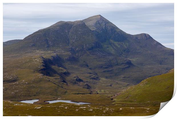 Cul Beag Northwest Highlands of Scotland Print by Derek Beattie