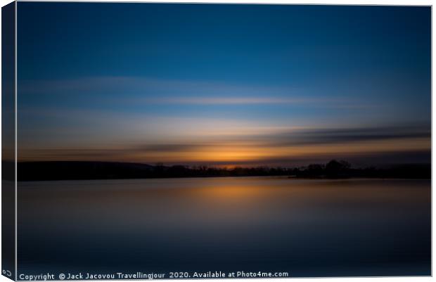 Blury sunset  Canvas Print by Jack Jacovou Travellingjour