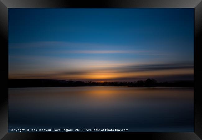 Blury sunset  Framed Print by Jack Jacovou Travellingjour