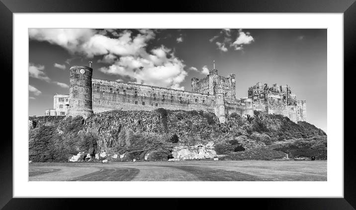 Bamburgh Castle   Framed Mounted Print by Naylor's Photography