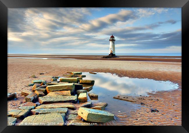 Talacre Beach Framed Print by Andrew Ray