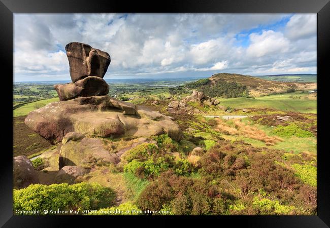 Ramshaw Rocks Framed Print by Andrew Ray
