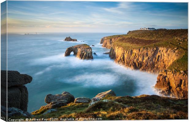 Lands End View Canvas Print by Andrew Ray