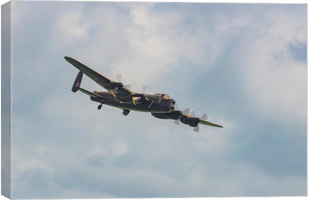 Avro Lancaster Canvas Print by Ernie Jordan