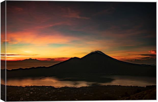 Volcanic Sunrise Canvas Print by Ben Griffin