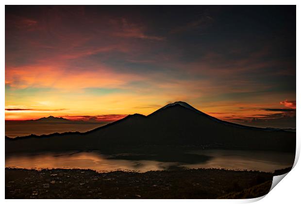 Volcanic Sunrise Print by Ben Griffin