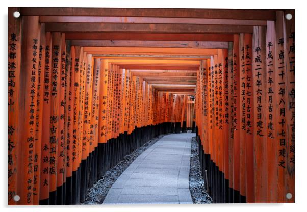 Fushimi Inari Acrylic by Ben Griffin