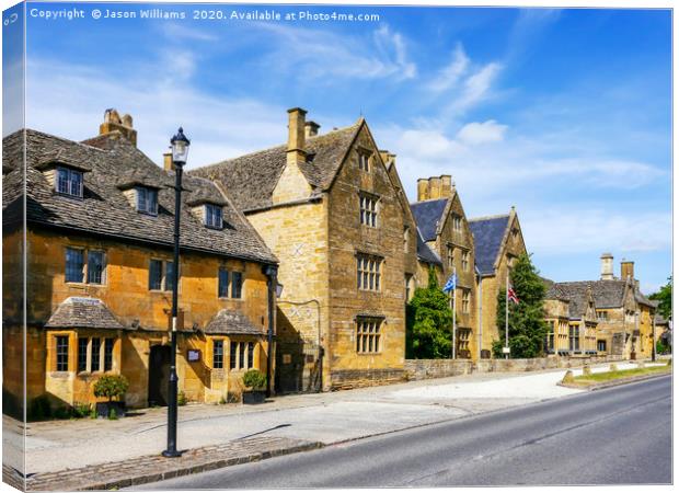 Broadway, The Cotswolds Canvas Print by Jason Williams