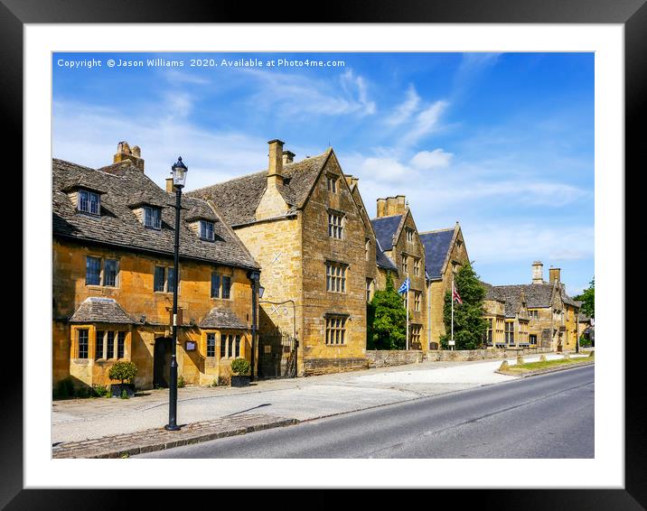 Broadway, The Cotswolds Framed Mounted Print by Jason Williams