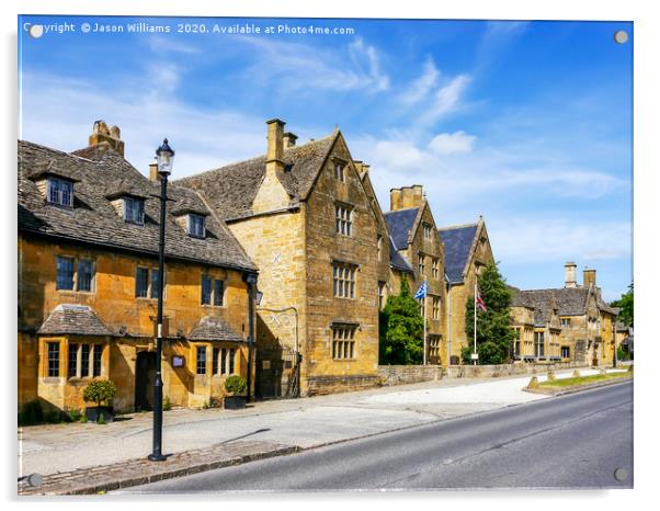 Broadway, The Cotswolds Acrylic by Jason Williams
