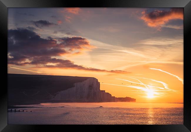 Seven Sisters Waking Framed Print by Ben Russell
