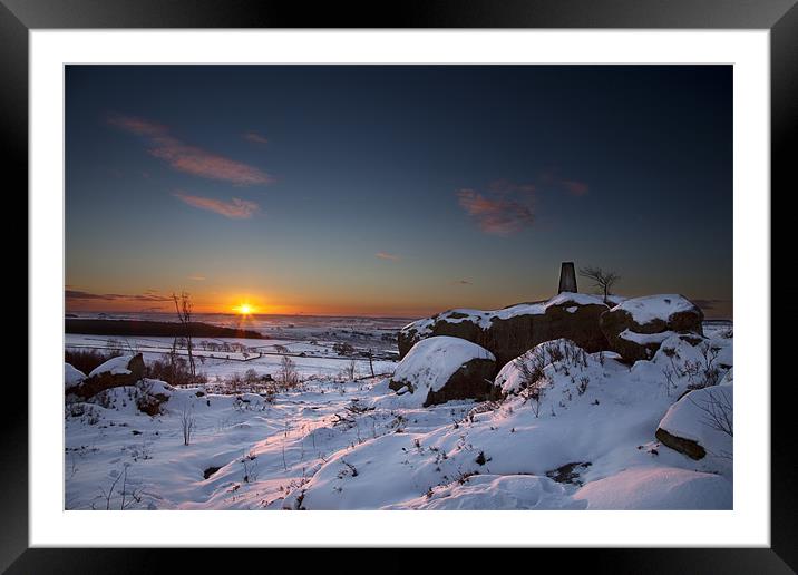 Sunrise At Trigg Point Framed Mounted Print by Wayne Shipley