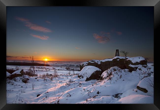 Sunrise At Trigg Point Framed Print by Wayne Shipley