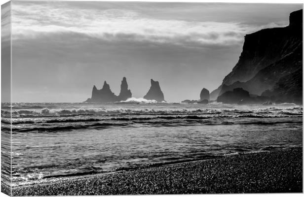 Vic Beach, Iceland Canvas Print by Christopher Stores