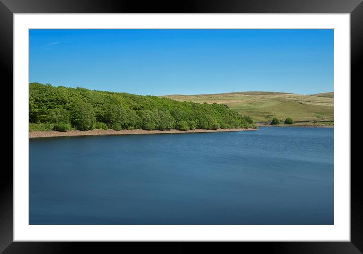 Piethorne Reservoir  Framed Mounted Print by Jonathan Thirkell