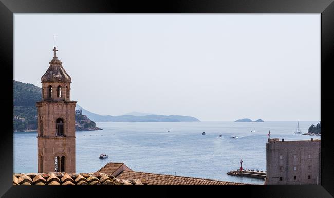 Dubrovnik seascape Framed Print by Jason Wells