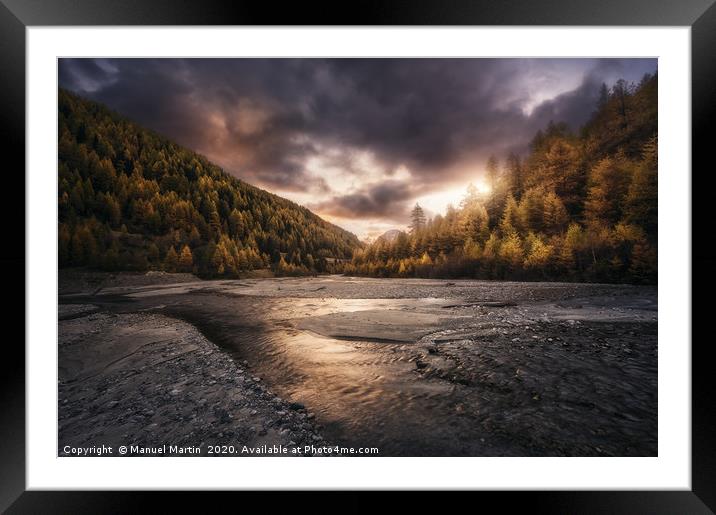 Riverdreams Framed Mounted Print by Manuel Martin