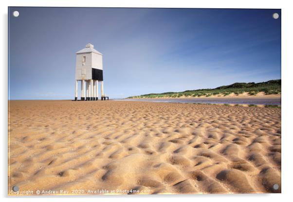 Burnham Lighthouse Acrylic by Andrew Ray