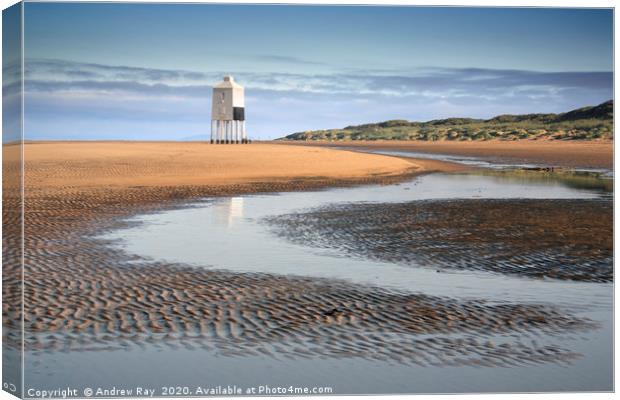 Towards Burnham Lighthouse Canvas Print by Andrew Ray