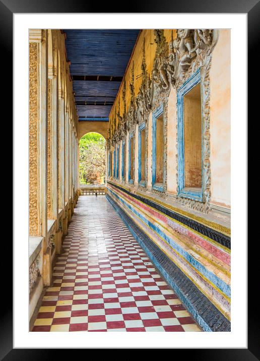 Wat Bo Temple Framed Mounted Print by David Hare