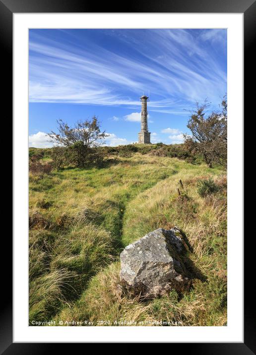 KIt Hill Monument Framed Mounted Print by Andrew Ray