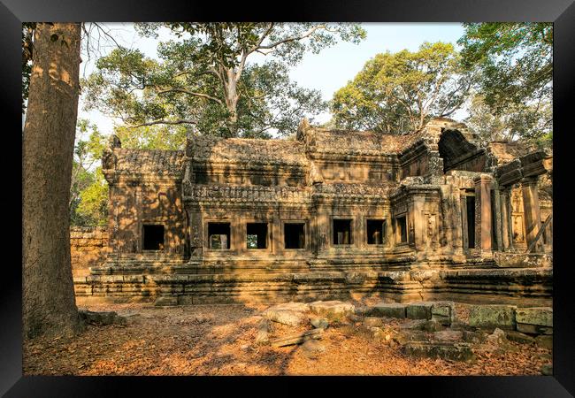 Angkor Wat Temple Framed Print by David Hare