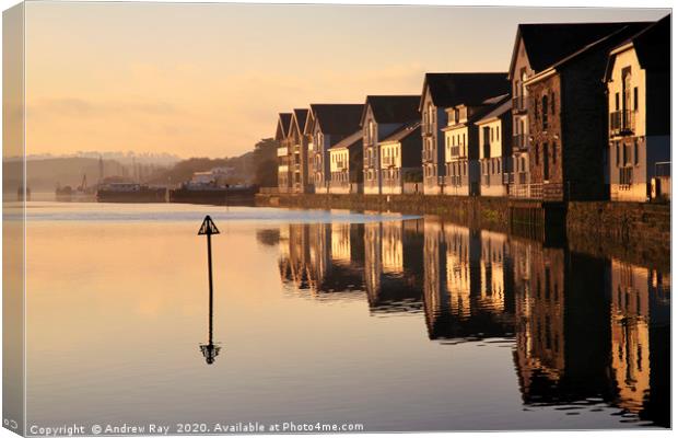 Truro River Canvas Print by Andrew Ray