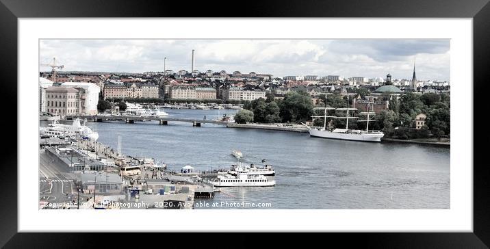Gamla Stan, the old part of Stockholm, Sweden Framed Mounted Print by M. J. Photography