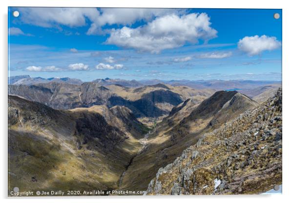 Majestic Views of Glencoe Acrylic by Joe Dailly