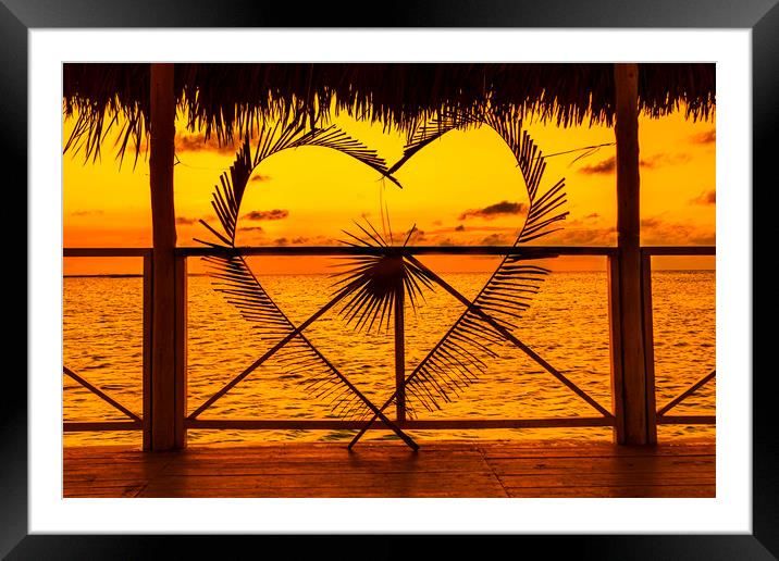 Heart of the Caribbean Framed Mounted Print by David Hare