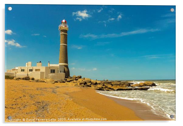 Jose Ignacio Lighthouse and the Beach Acrylic by Daniel Ferreira-Leite