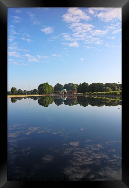 Norwich Eaton Park Pond Framed Print by Juha Agren